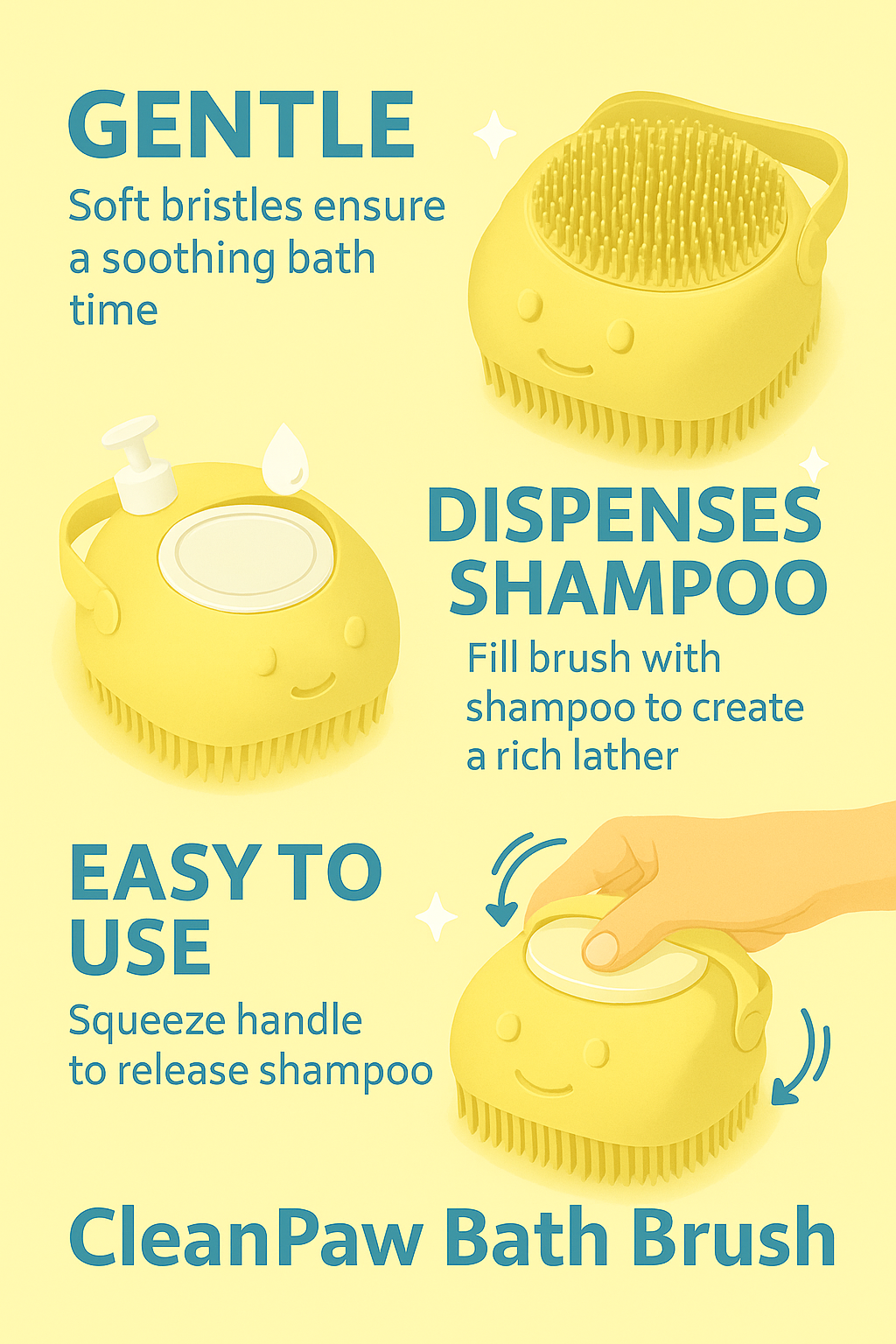 CleanPaw Bath Brush