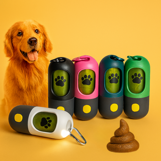 GlowGo 2-in-1 LED Poop Bag Holder